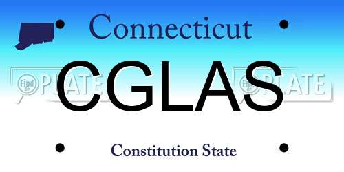 CGLAS Connecticut License Plate