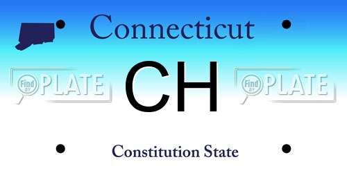 CH Connecticut License Plate