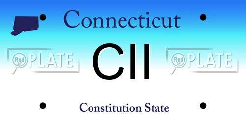CII Connecticut License Plate