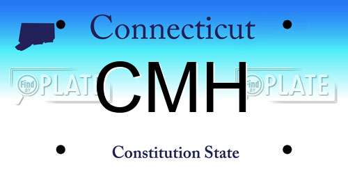 CMH Connecticut License Plate