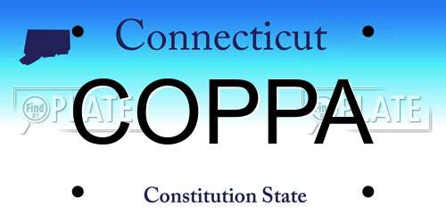COPPA Connecticut License Plate