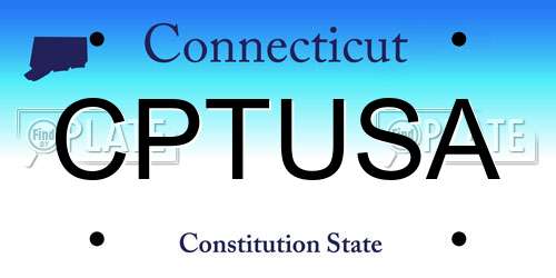 CPTUSA Connecticut License Plate