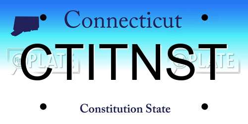 CTITNST Connecticut License Plate