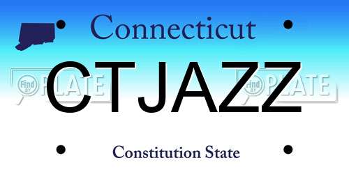 CTJAZZ Connecticut License Plate