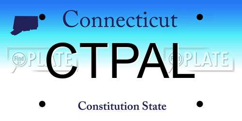 CTPAL Connecticut License Plate
