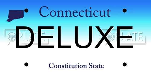 DELUXE Connecticut License Plate