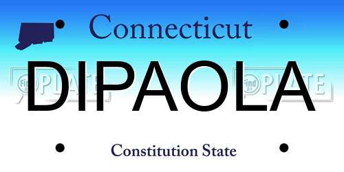DIPAOLA Connecticut License Plate