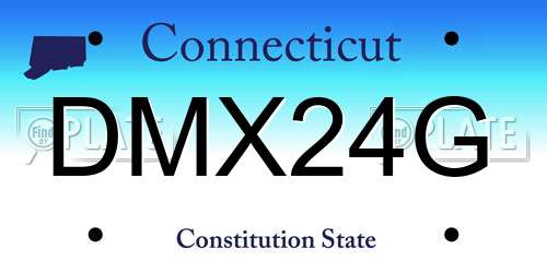 DMX24G Connecticut License Plate