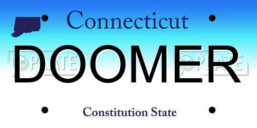 DOOMER Connecticut License Plate