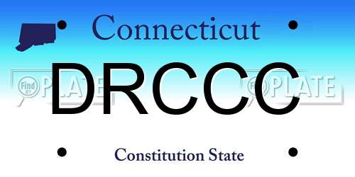 DRCCC Connecticut License Plate