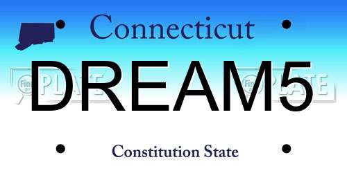 DREAM5 Connecticut License Plate
