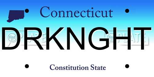DRKNGHT Connecticut License Plate