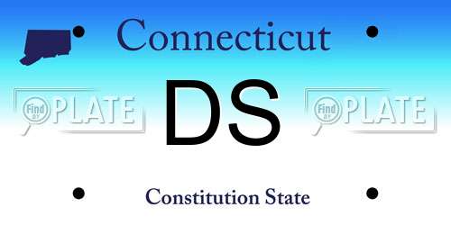 DS Connecticut License Plate