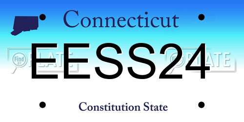 EESS24 Connecticut License Plate