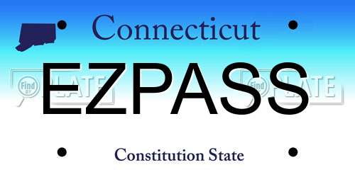 EZPASS Connecticut License Plate