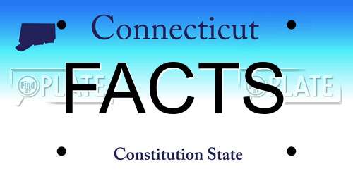 FACTS Connecticut License Plate