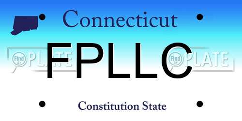 FPLLC Connecticut License Plate