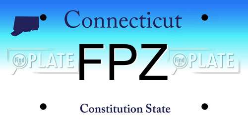 FPZ Connecticut License Plate