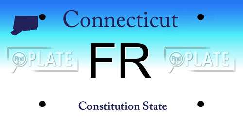FR Connecticut License Plate