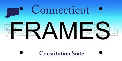 FRAMES Connecticut License Plate