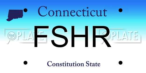 FSHR Connecticut License Plate