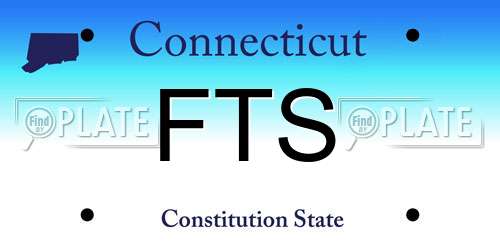 FTS Connecticut License Plate