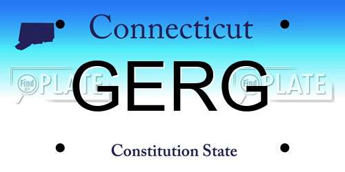 GERG Connecticut License Plate