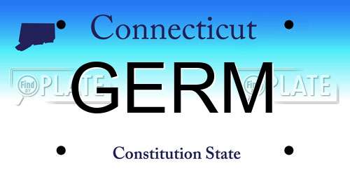 GERM Connecticut License Plate
