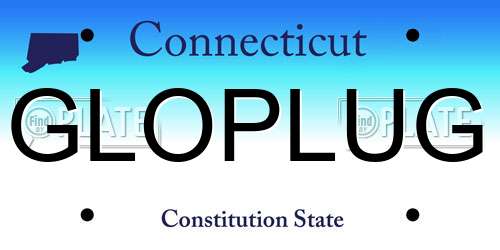 GLOPLUG Connecticut License Plate