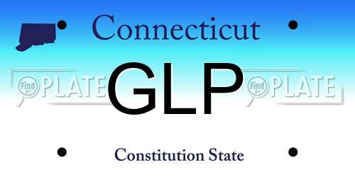 GLP Connecticut License Plate