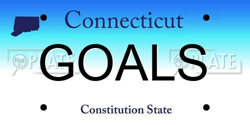 GOALS Connecticut License Plate