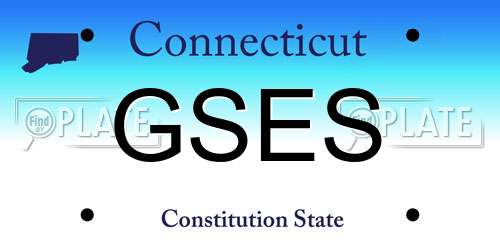 GSES Connecticut License Plate