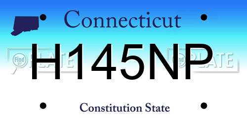 H145NP Connecticut License Plate