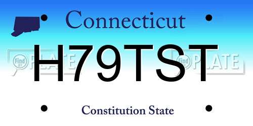 H79TST Connecticut License Plate