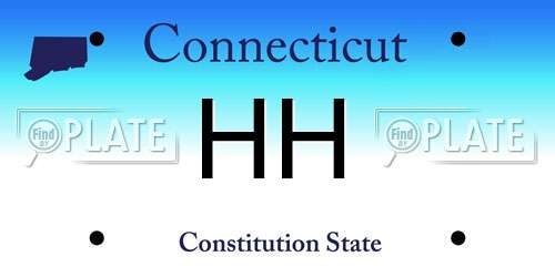 HH Connecticut License Plate