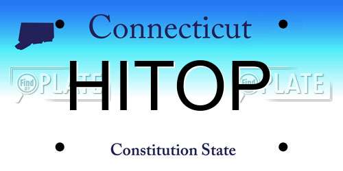 HITOP Connecticut License Plate