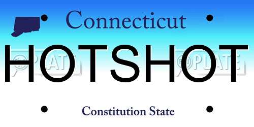 HOTSHOT Connecticut License Plate