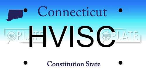 HVISC Connecticut License Plate