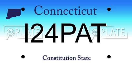 I24PAT Connecticut License Plate