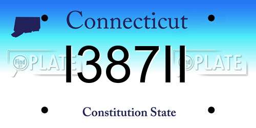 I387II Connecticut License Plate
