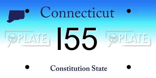 I55 Connecticut License Plate