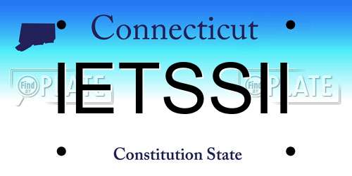 IETSSII Connecticut License Plate