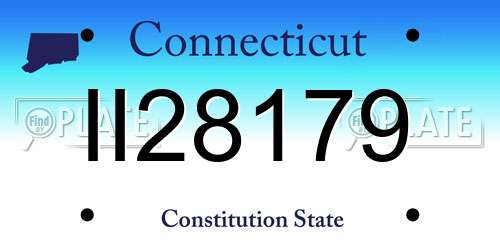 II28179 Connecticut License Plate