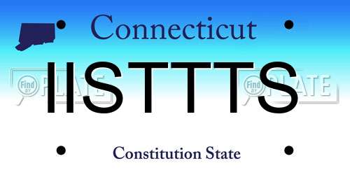 IISTTTS Connecticut License Plate