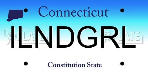 ILNDGRL Connecticut License Plate
