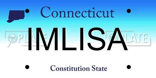 IMLISA Connecticut License Plate