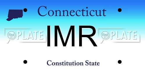 IMR Connecticut License Plate