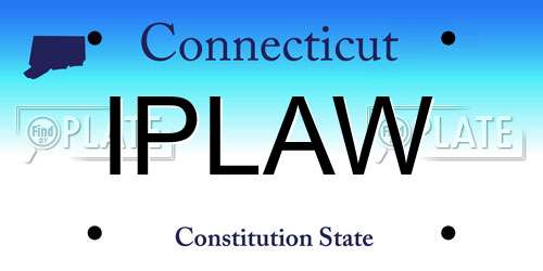 IPLAW Connecticut License Plate
