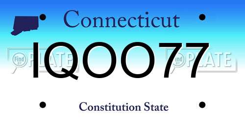 IQOO77 Connecticut License Plate