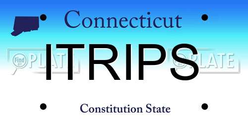 ITRIPS Connecticut License Plate